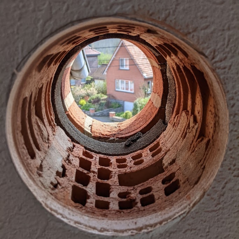 Trou de carottage