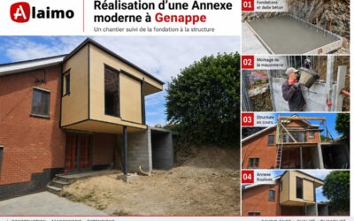 Genappe – Transformation d&rsquo;une habitation – ajout d&rsquo;une annexe moderne